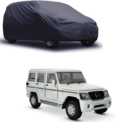 ROYAL AUTO MART Car Cover For Mahindra Bolero (Without Mirror Pockets)(Grey)