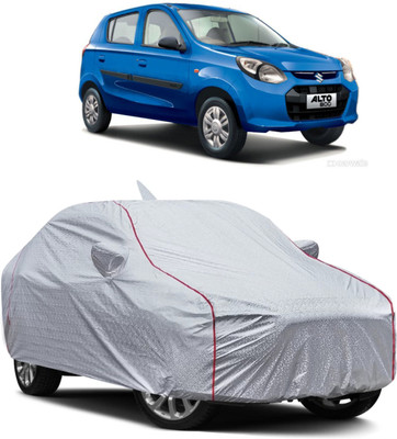 JBR Car Cover For Maruti Suzuki Alto 800 (With Mirror Pockets)(Silver)