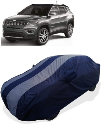 Coxtor Car Cover For Jeep Compass 2.0 Limited Option 4X4 Diesel (With Mirror Pockets)(Grey)