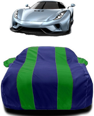 Autoprime Car Cover For Koenigsegg Regera 5L Twin-turbo V8 (With Mirror Pockets)(Green, Blue)