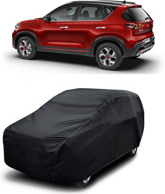MoTRoX Car Cover For Kia Sonet (Without Mirror Pockets)(Black)