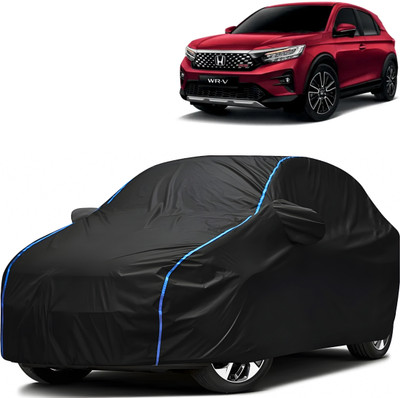 Auto Drift Car Cover For Honda WRV Edge Edition i-DTEC S Diesel (With Mirror Pockets)(Black, Blue)