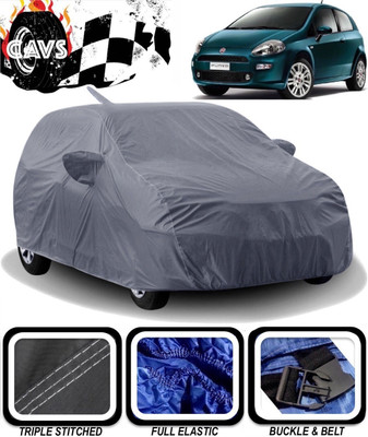 APNEK Car Cover For Maruti Grande Punto (With Mirror Pockets)(Grey)