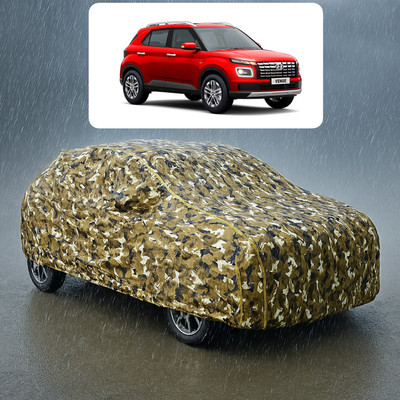 PAGORA Car Cover For Hyundai Venue (With Mirror Pockets)(Multicolor)