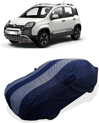 Coxtor Car Cover For Fiat Panda (With Mirror Pockets)(Grey)