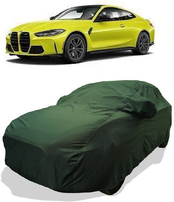 Coxtor Car Cover For BMW M4 (With Mirror Pockets)(Green)