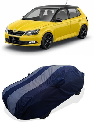 QLAX Car Cover For Hyundai Fabia Elegance 1.6 MPI (With Mirror Pockets)(Grey)
