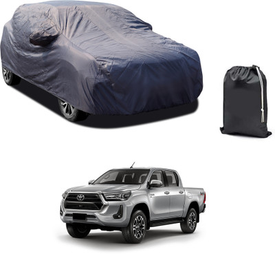 CODOKI Car Cover For Toyota Universal For Car (With Mirror Pockets)(Grey)