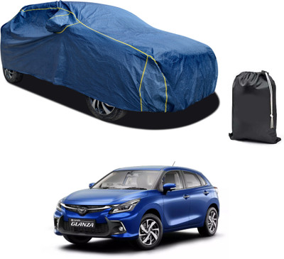 CODOKI Car Cover For Toyota Glanza G Hybrid (With Mirror Pockets)(Blue, For 2019, 2020, 2021, 2022, 2023 Models)
