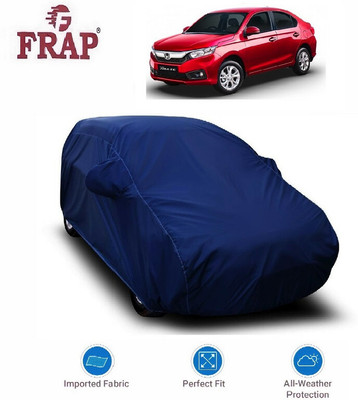 Frap Car Cover For Honda Amaze (With Mirror Pockets)(Blue, For 2018, 2019, 2020, 2021, 2022, 2023 Models)