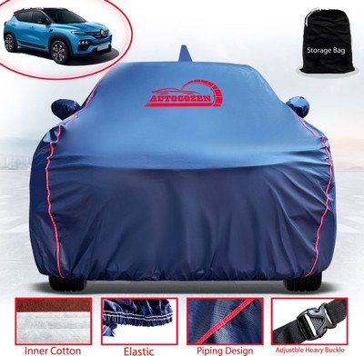 AUTOCOZEN WATERPROOF Car Cover For Renault Kiger (With Mirror Pockets)(Blue)