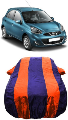 Wegather Car Cover For Nissan Micra INHR (With Mirror Pockets)(Orange)