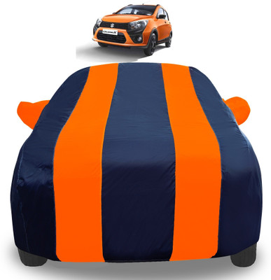 Auto Hub Car Cover For Maruti Celerio (With Mirror Pockets)(Orange)