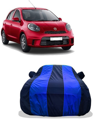 Tricway Car Cover For Nissan Micra Active XL ICC WT20 SE (With Mirror Pockets)(Multicolor)
