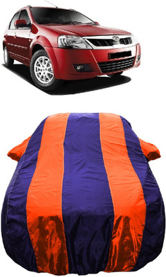Wegather Car Cover For Mahindra E Verito D2 Electric (With Mirror Pockets)(Orange)