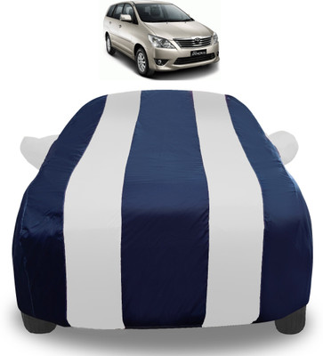 Auto Hub Car Cover For Toyota Innova (With Mirror Pockets)(Silver)