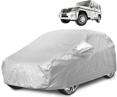 Caronix Car Cover For Mahindra Bolero (With Mirror Pockets)(Silver)