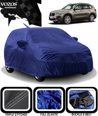 VOZOS Car Cover For BMW X1 (With Mirror Pockets)(Blue)
