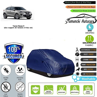 Tamanchi Autocare Car Cover For Toyota Glanza G(Blue)