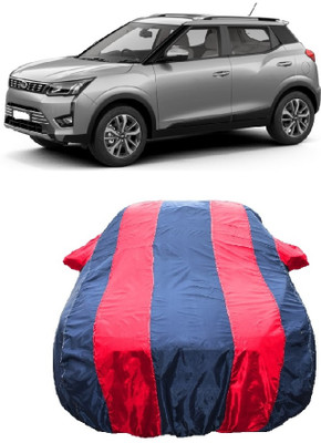 Wegather Car Cover For Mahindra XUV300 W8 AMT Optional Diesel (With Mirror Pockets)(Red)