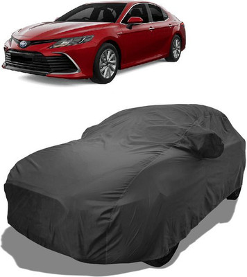 QLAX Car Cover For Maruti Camry (With Mirror Pockets)(Grey)