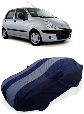Coxtor Car Cover For Daewoo Matiz (With Mirror Pockets)(Grey)