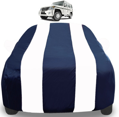 Amanzo Car Cover For Mahindra Bolero (With Mirror Pockets)(White)