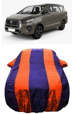 Wegather Car Cover For Toyota Innova Crysta Facelift (With Mirror Pockets)(Orange)