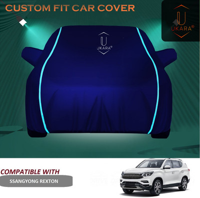 Ukara Car Cover For SsangYong Rexton (With Mirror Pockets)(Blue)