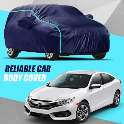 AXLOZ Car Cover For Honda Civic (With Mirror Pockets)(Multicolor)