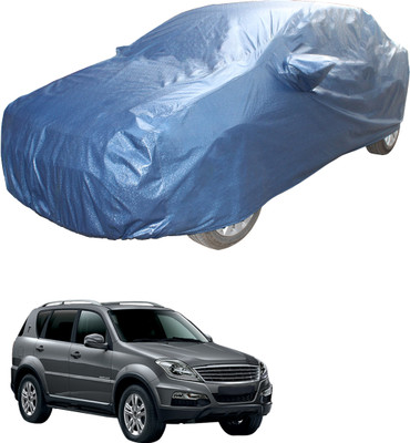 SS FOR YOUR SMART NEEDS Car Cover For SsangYong Rexton (With Mirror Pockets)(Blue)