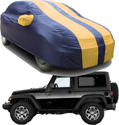 SS FOR YOUR SMART NEEDS Car Cover For Mahindra Thar (With Mirror Pockets)(Blue, Yellow, For 2020 Models)