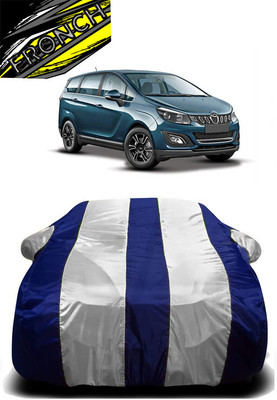 FRONCH Car Cover For Mahindra Marazzo M8 8Str Diesel (With Mirror Pockets)(White, Blue)