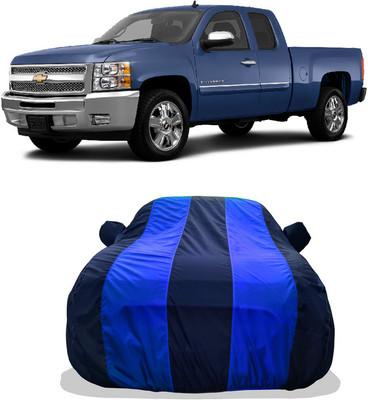 Tricway Car Cover For Chevrolet Silverado 4.8L (With Mirror Pockets)(Multicolor)