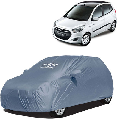Kingsway Car Cover For Hyundai i10 (With Mirror Pockets)(Grey, For 2010, 2011, 2012, 2013 Models)