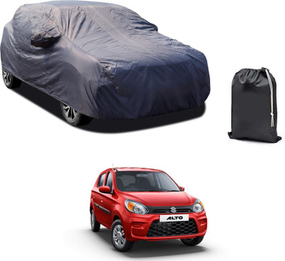 CODOKI Car Cover For Maruti Suzuki Alto K10 (With Mirror Pockets)(Grey)