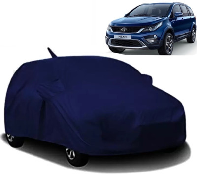 AXLOZ Car Cover For Tata Hexa (With Mirror Pockets)(Blue)