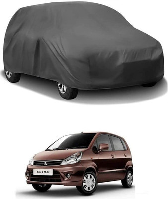 ARNEJA Car Cover For Maruti Suzuki Zen Estilo (Without Mirror Pockets)(Grey)