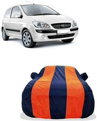 Tricway Car Cover For Hyundai Getz Prime (With Mirror Pockets)(Orange)