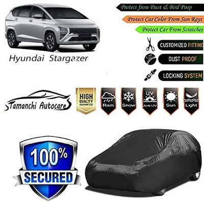 Tamanchi Autocare Car Cover For Hyundai Universal For Car(Black, For 2022 Models)