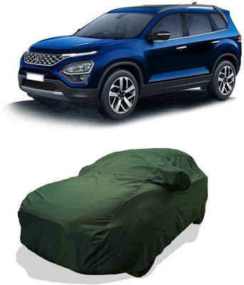 QLAX Car Cover For Maruti Safari (6 Seater) (With Mirror Pockets)(Green)
