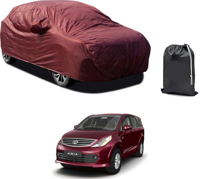 PAGORA Car Cover For Tata Aria (With Mirror Pockets)(Maroon)