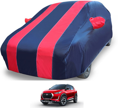 MOCKHE Car Cover For Nissan Magnite (With Mirror Pockets)(Red)