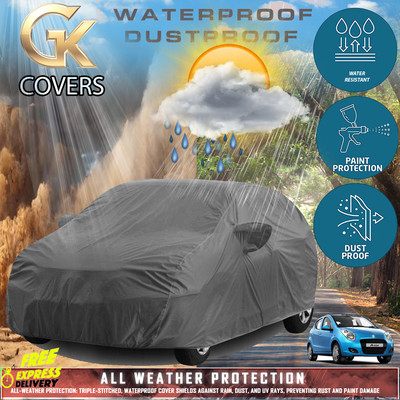Tamanchi Autocare Car Cover For Maruti Suzuki A-Star (With Mirror Pockets)(Grey)
