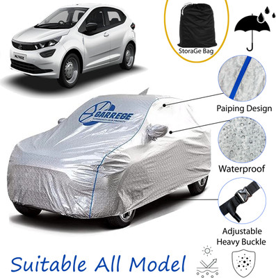 GARREGE Car Cover For Tata Altroz (With Mirror Pockets)(Silver, For 2020, 2021, 2022, 2023, 2024 Models)