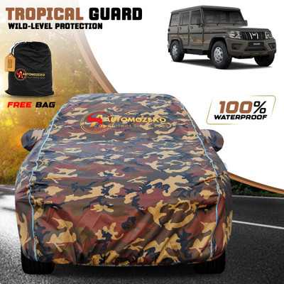 AUTOMOZEXO Car Cover For Mahindra Bolero (With Mirror Pockets)(Multicolor, For 2025 Models)