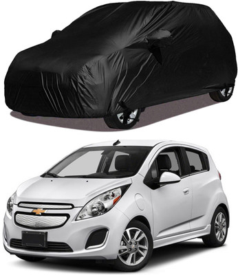 STARIE Car Cover For Chevrolet Spark (With Mirror Pockets)(Black)