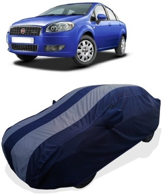 Coxtor Car Cover For Fiat Linea Classic 1.4 Petrol (With Mirror Pockets)(Grey)