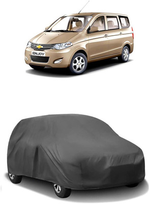 ARNEJA Car Cover For Chevrolet Enjoy (Without Mirror Pockets)(Grey)