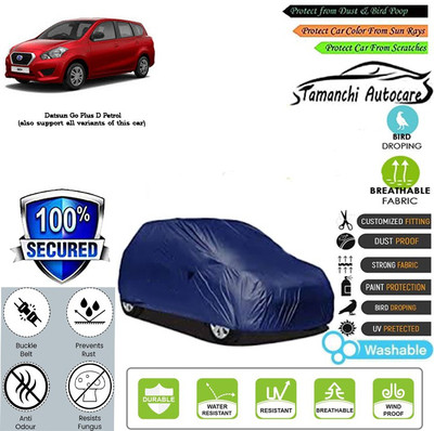 Tamanchi Autocare Car Cover For Datsun Go Plus D Petrol(Blue)